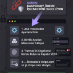 Kaspersky Stripe Ödeme Yöntemini Engelini Düzeltme